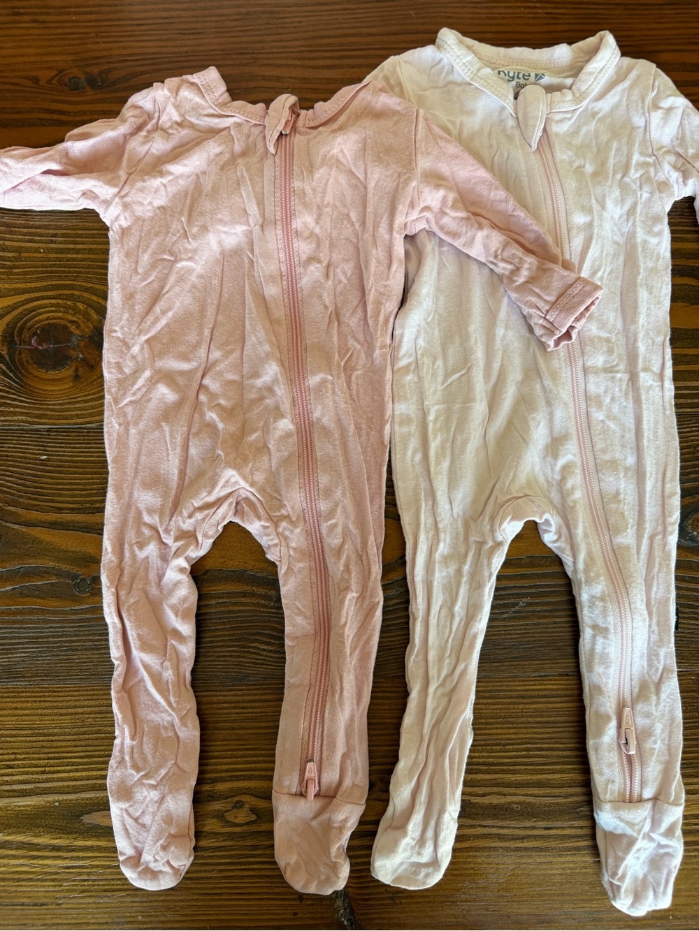 Kyte Baby Bamboo Pink Footed